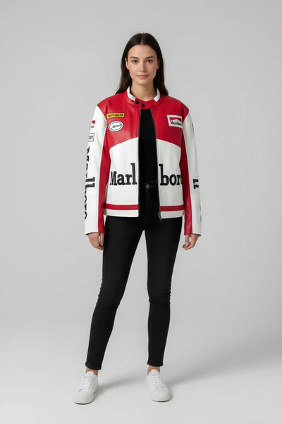 Vintage Marlboro Leather Jacket – Iconic Motorsport Jacket | Urban wear
